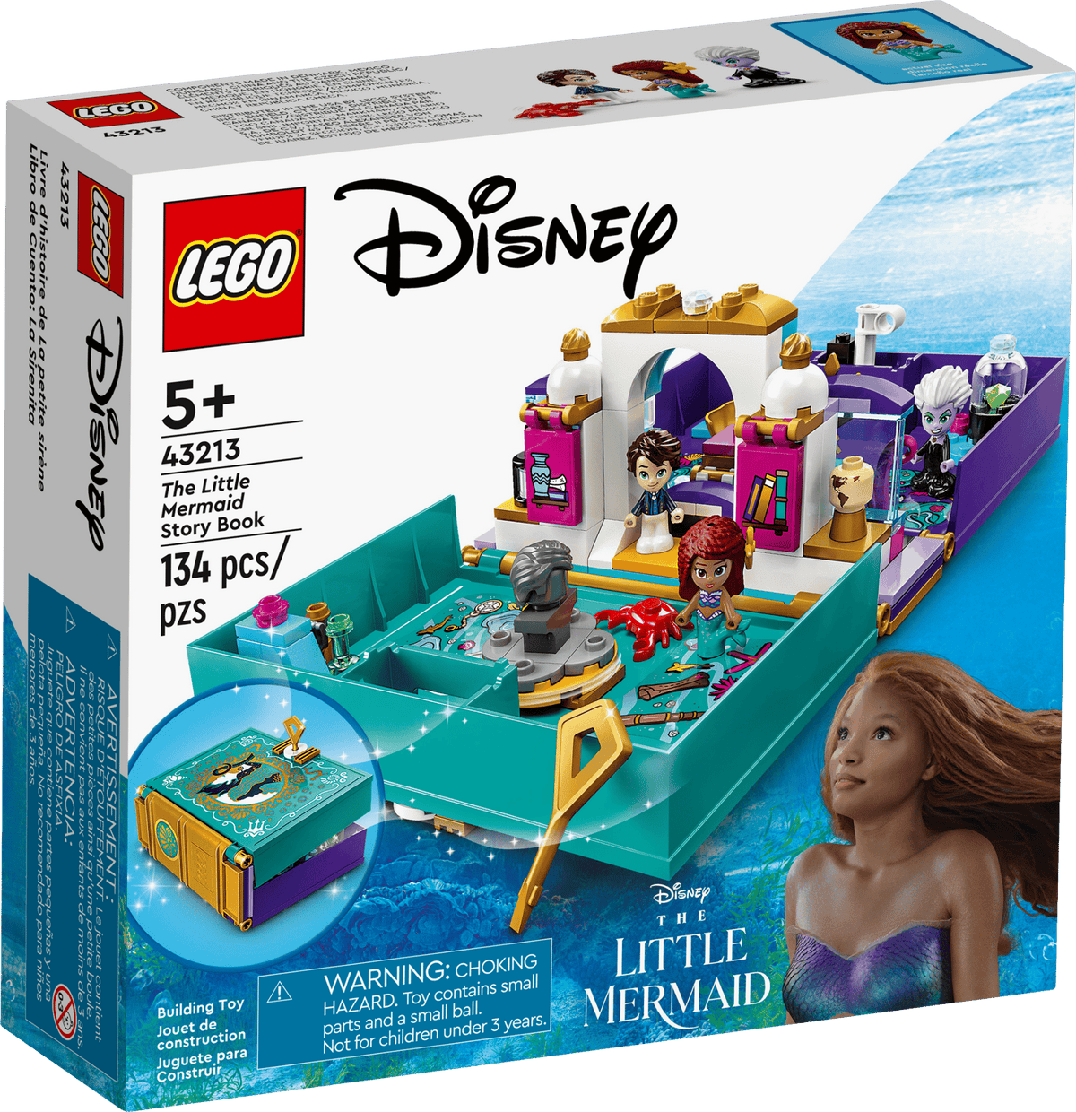 43213 LEGO Disney Storybook Adventures The Little Mermaid Story Book *RETIRED*