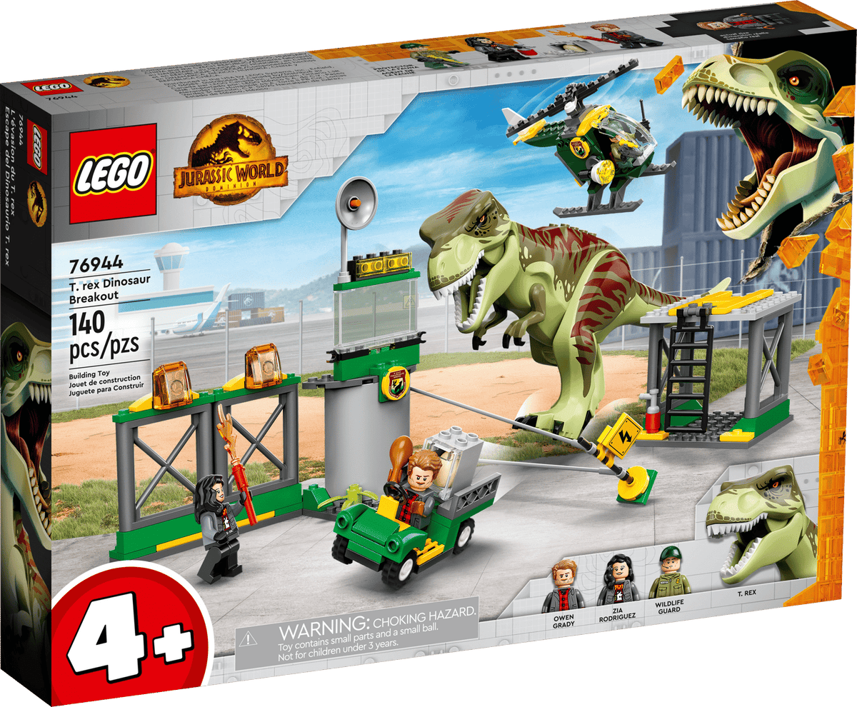 76944 LEGO Jurassic World Dominion T. rex Dinosaur Breakout *RETIRED*