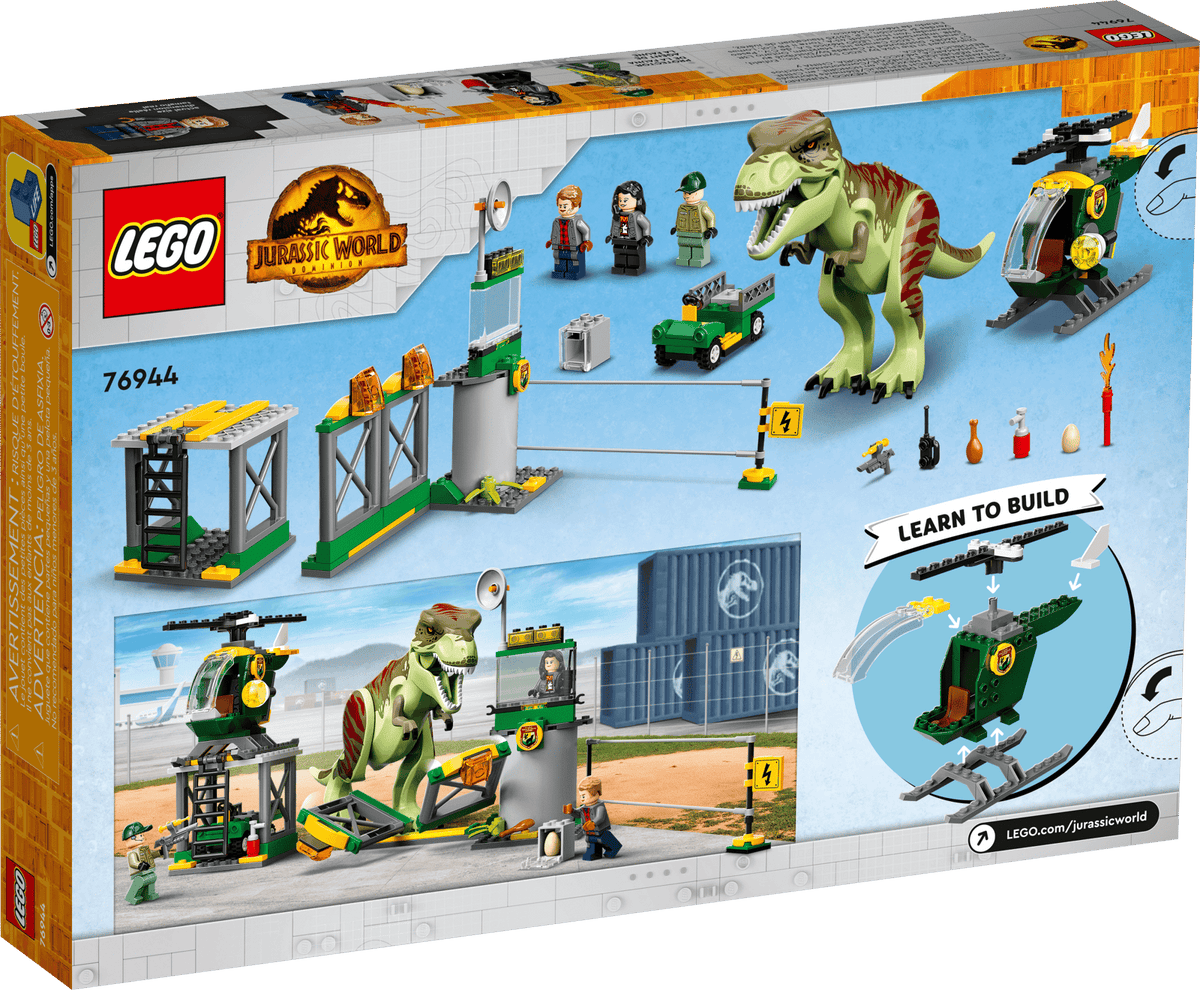 76944 LEGO Jurassic World Dominion T. rex Dinosaur Breakout *RETIRED*