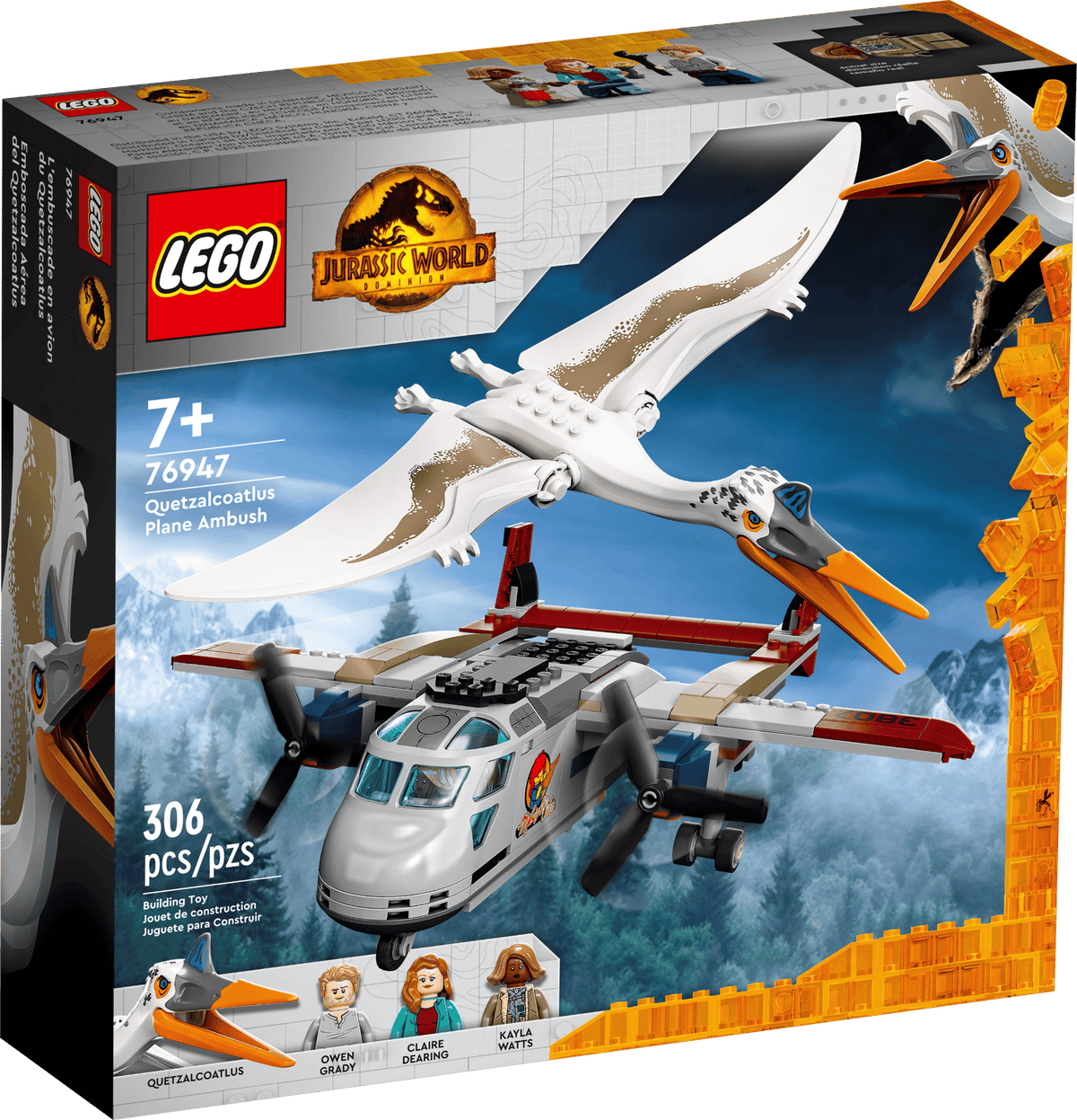 76947 LEGO Jurassic World Dominion Quetzalcoatlus Plane Ambush *RETIRED*