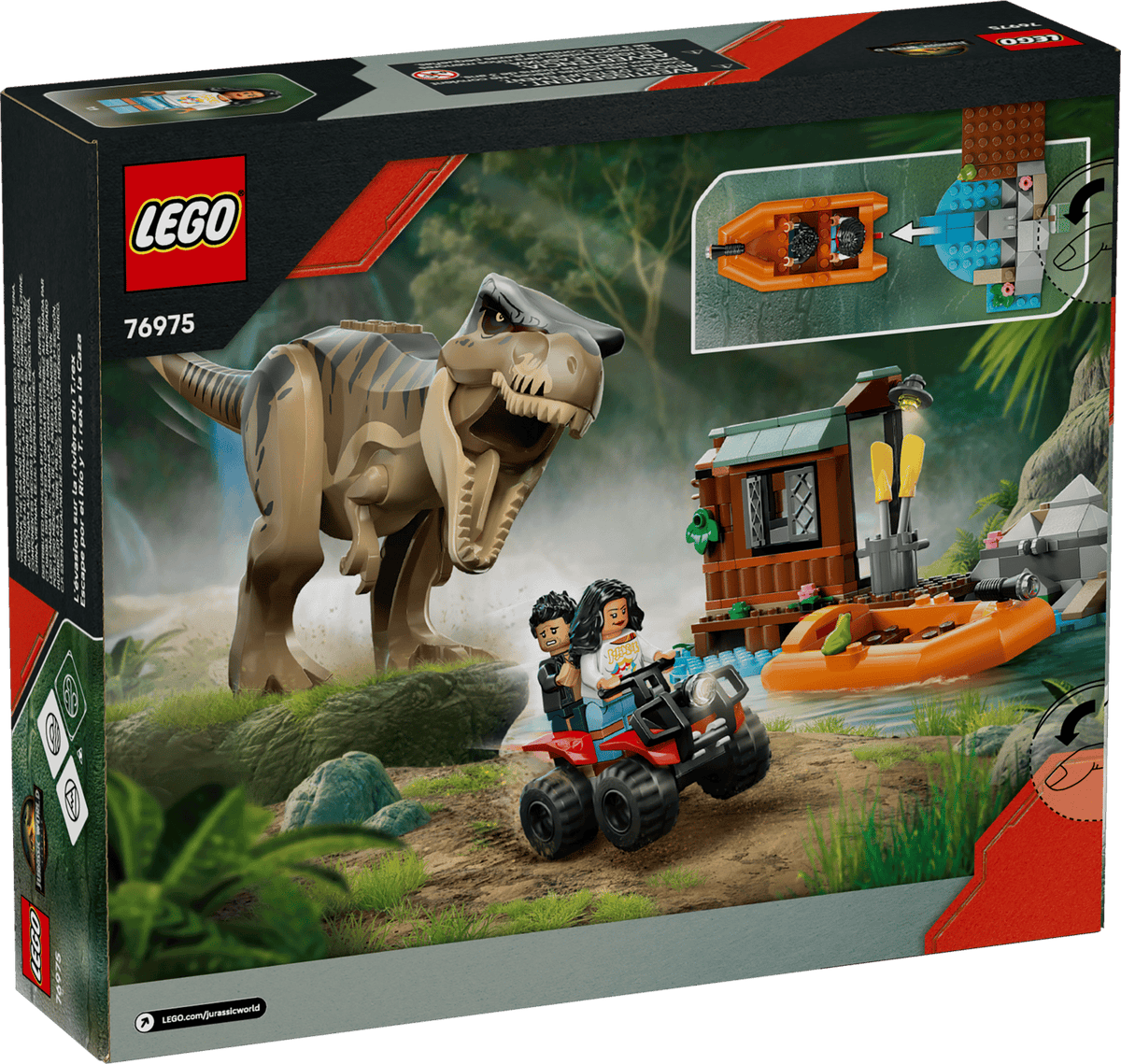 76975 LEGO Jurassic World Rebirth T. rex River Escape